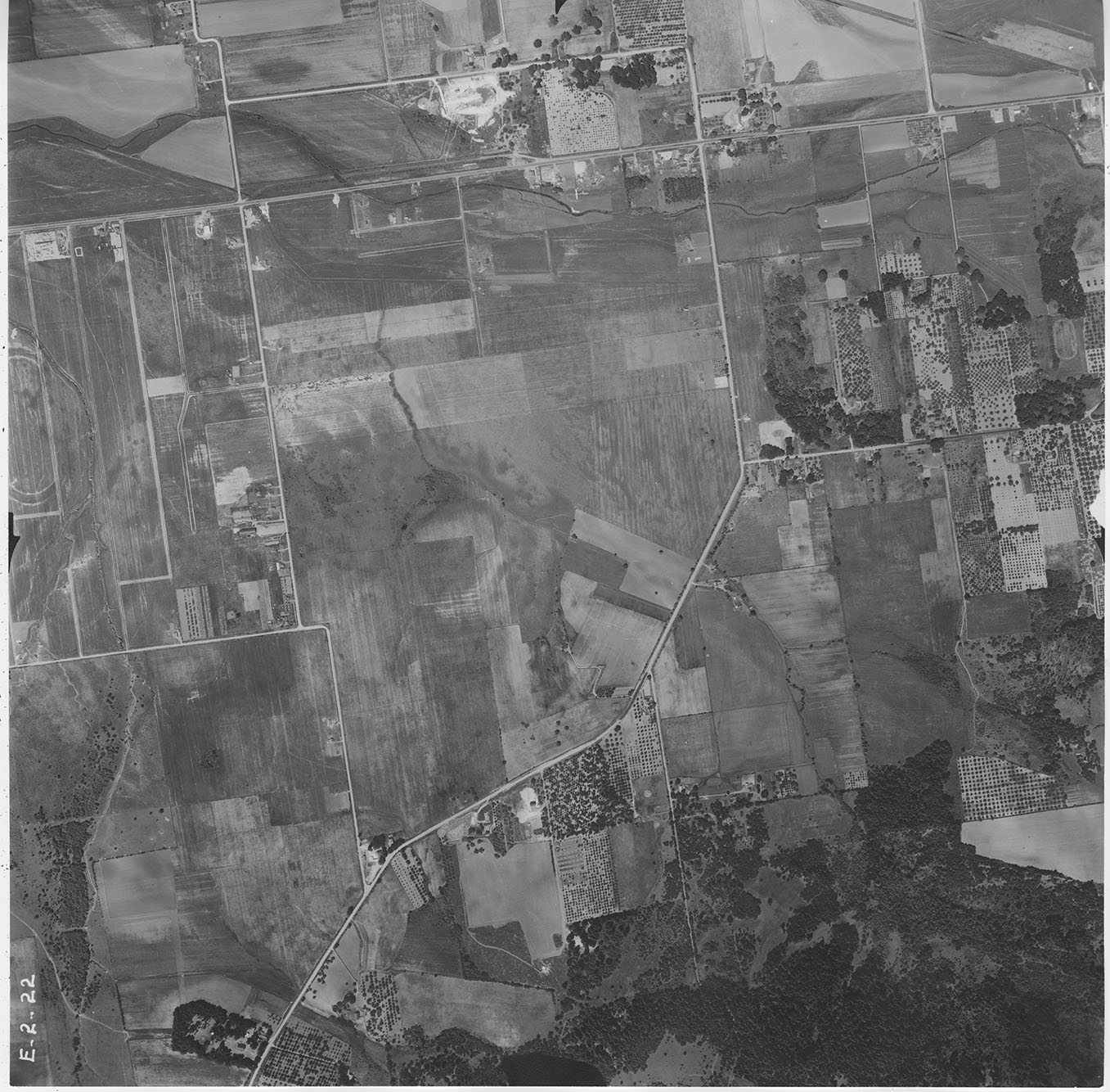 Aerial photograph from E[ugene], frame E-2-22.
