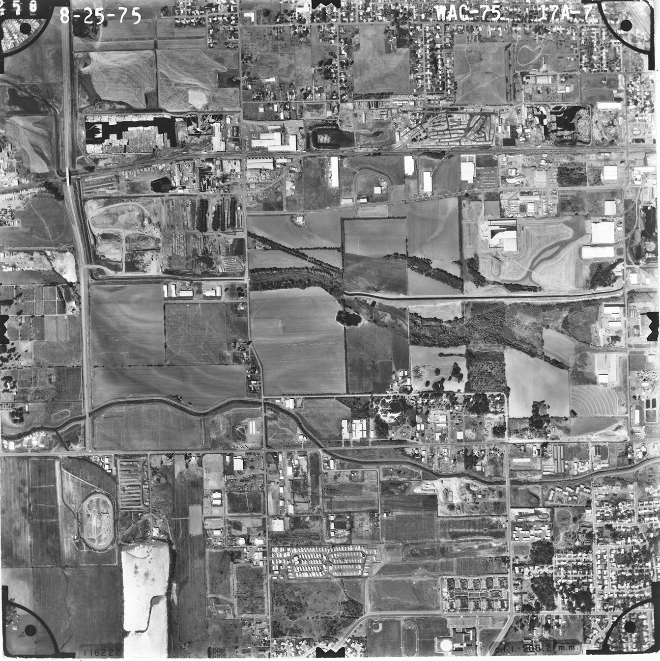Aerial photograph from WAC-75, frame 17A-7.