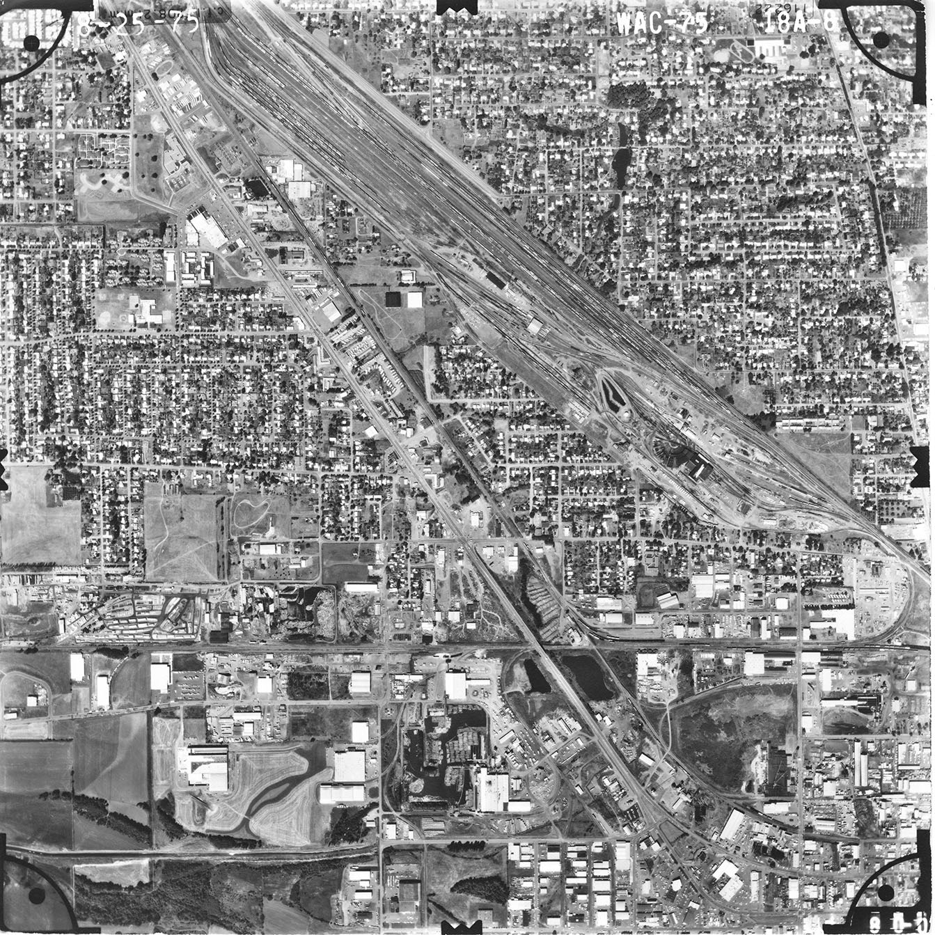 Aerial photograph from WAC-75, frame 18A-8.
