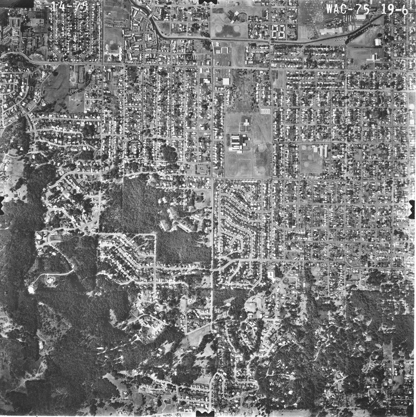Aerial photograph from WAC-75, frame 19-6.