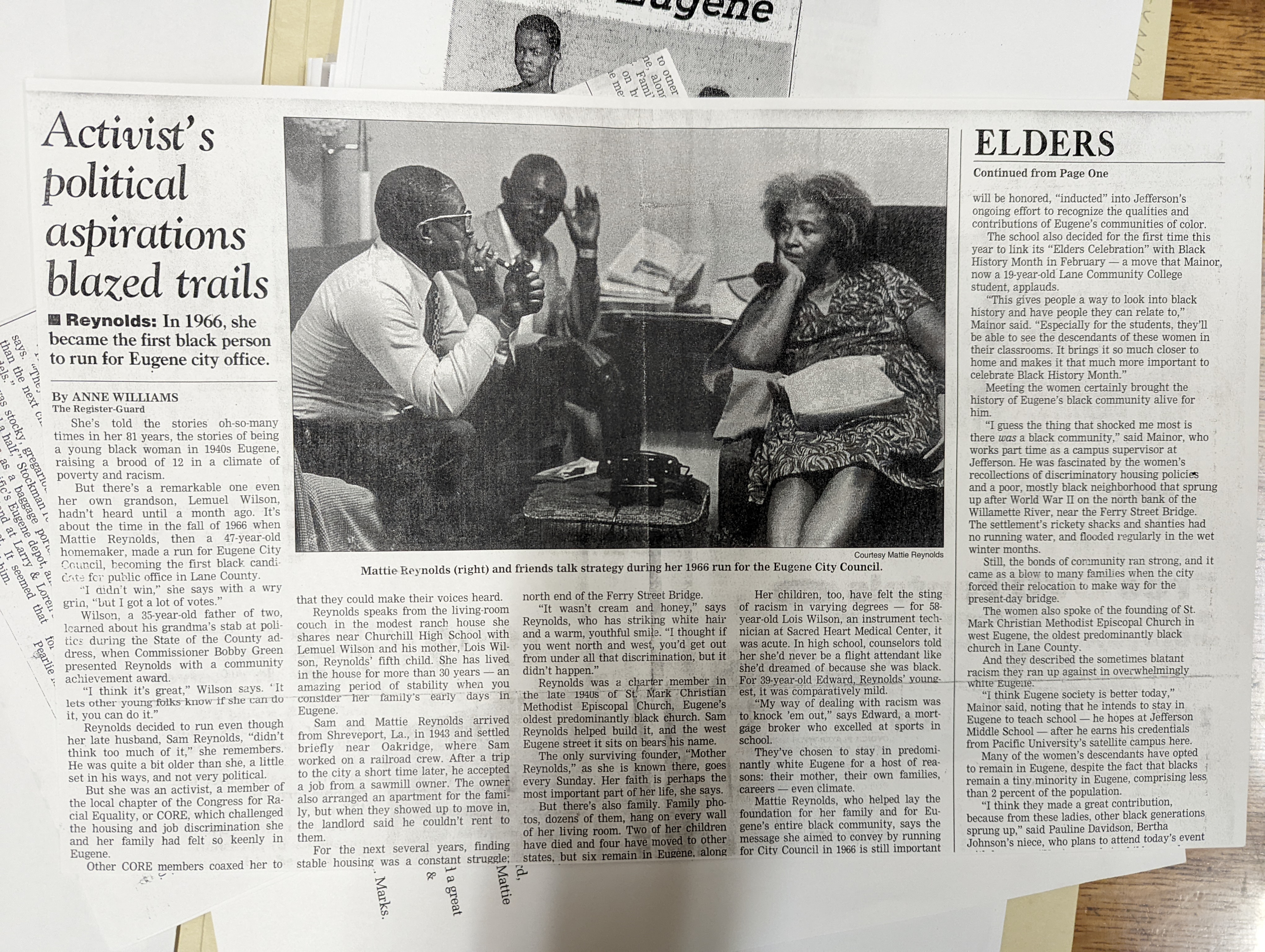 Activist's Political Aspirations Blazed Trails