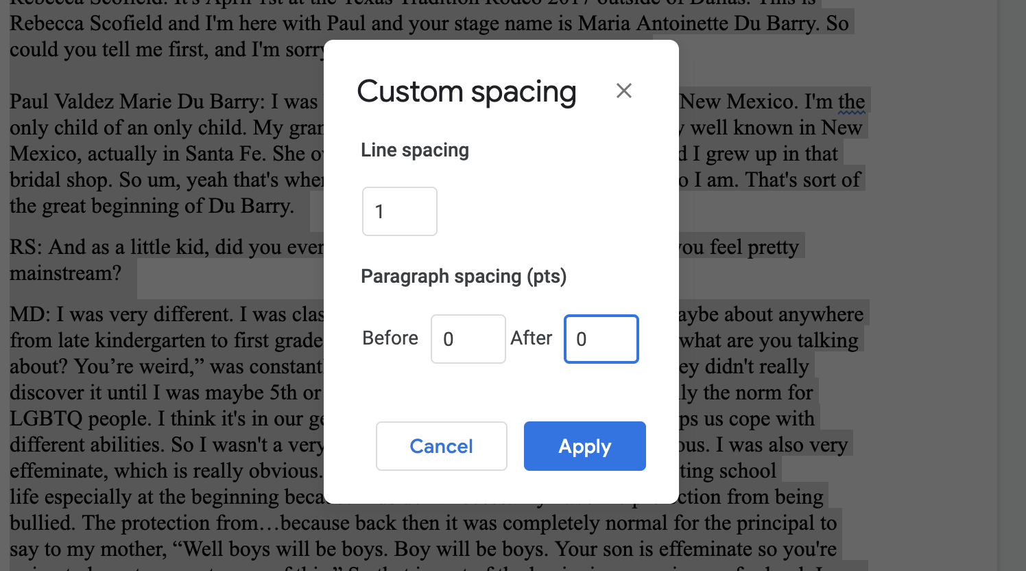 Transform Your Transcript Into a Google Sheet | Oral History as Data ...